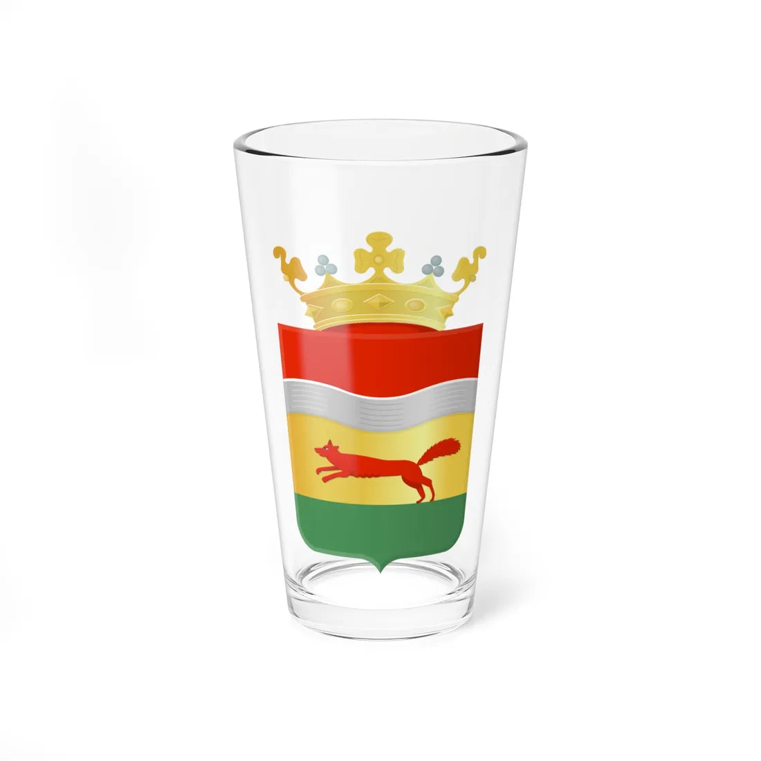 Coat of arms of Dantumadeel (Netherlands) (Coat of Arms) Pint Glass 16oz 16oz - Go Mug Yourself
