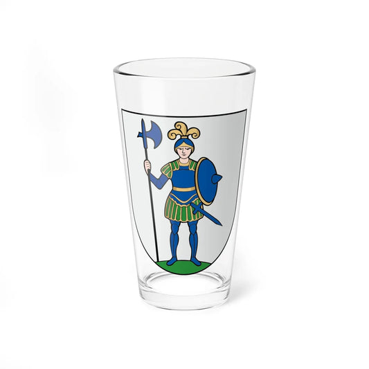 Coat of arms of Daugai (Lithuania) (Coat of Arms) Pint Glass 16oz 16oz - Go Mug Yourself
