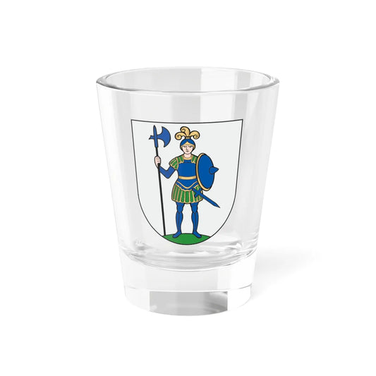 Coat of arms of Daugai (Lithuania) (Coat of Arms) Shot Glass 1.5oz 1.5oz - Go Mug Yourself