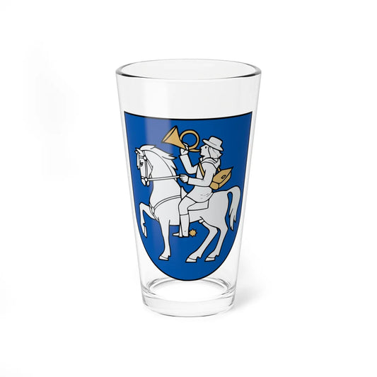 Coat of arms of Daugailiai (Lithuania) (Coat of Arms) Pint Glass 16oz 16oz - Go Mug Yourself