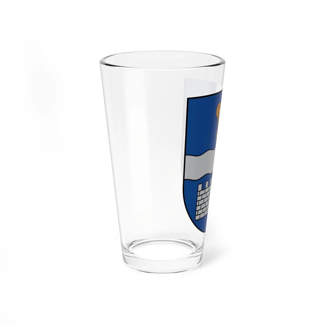 Coat of arms of Daugavpils (Latvia) (Coat of Arms) Pint Glass 16oz - Go Mug Yourself