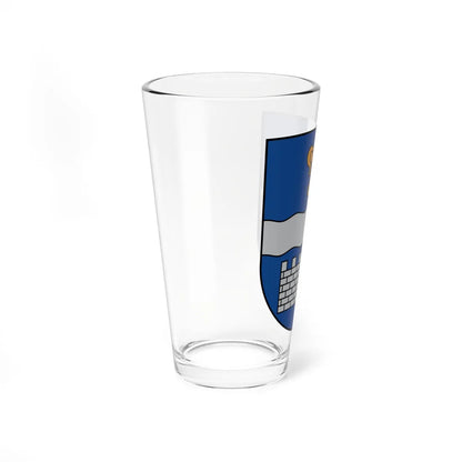 Coat of arms of Daugavpils (Latvia) (Coat of Arms) Pint Glass 16oz - Go Mug Yourself