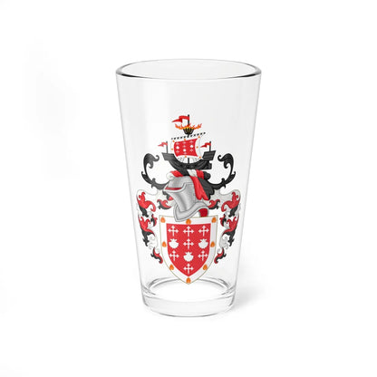 Coat of Arms of Davenant Foundation School (England) (Coat of Arms) Pint Glass 16oz 16oz - Go Mug Yourself