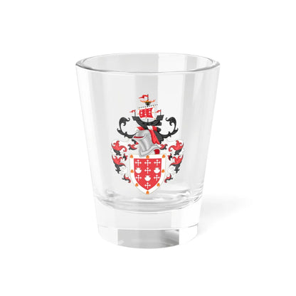 Coat of Arms of Davenant Foundation School (England) (Coat of Arms) Shot Glass 1.5oz 1.5oz - Go Mug Yourself