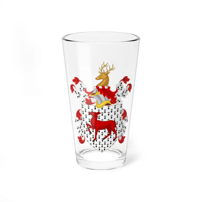 Coat of Arms of David Cowell (United States) (Coat of Arms) Pint Glass 16oz 16oz - Go Mug Yourself