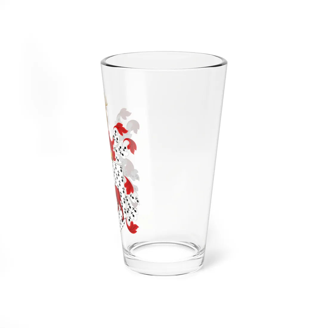 Coat of Arms of David Cowell (United States) (Coat of Arms) Pint Glass 16oz - Go Mug Yourself