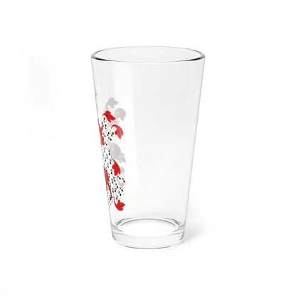 Coat of Arms of David Cowell (United States) (Coat of Arms) Pint Glass 16oz - Go Mug Yourself
