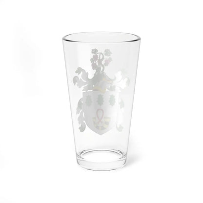 Coat of Arms of David G. Burnet (United States) (Coat of Arms) Pint Glass 16oz - Go Mug Yourself