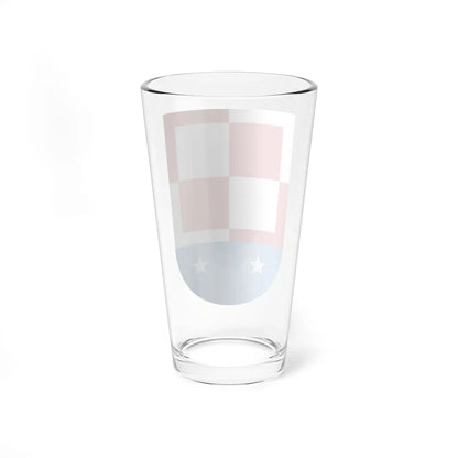 Coat of arms of Dęblin 1974-1993 (Poland) (Coat of Arms) Pint Glass 16oz - Go Mug Yourself