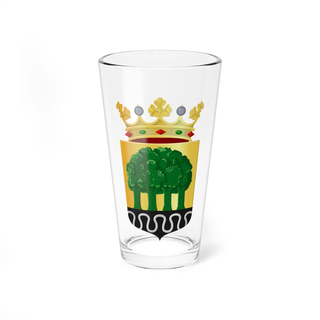 Coat of arms of De Wolden (Netherlands) (Coat of Arms) Pint Glass 16oz 16oz - Go Mug Yourself