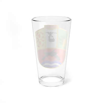 Coat of arms of Demir Hisar Municipality Macedonia (North Macedonia) (Coat of Arms) Pint Glass 16oz - Go Mug Yourself