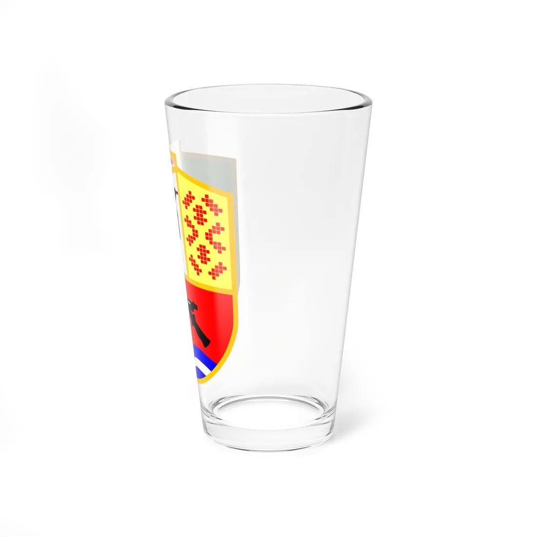 Coat of arms of Demir Hisar Municipality Macedonia (North Macedonia) (Coat of Arms) Pint Glass 16oz - Go Mug Yourself