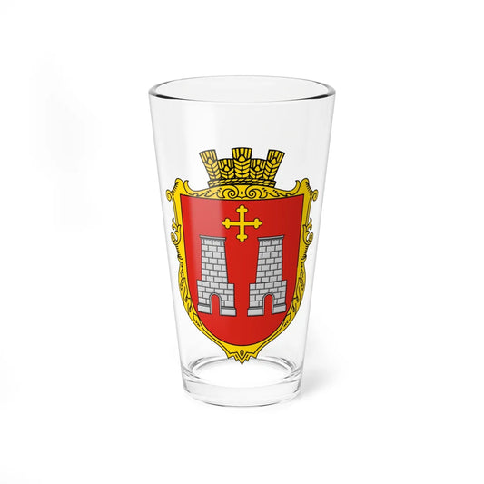 Coat of Arms of Demnia (Ukraine) (Coat of Arms) Pint Glass 16oz 16oz - Go Mug Yourself