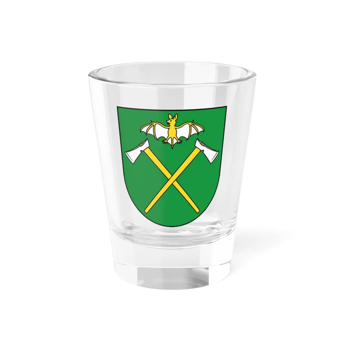 Coat of Arms of Demänovská Dolina (Slovakia) (Coat of Arms) Shot Glass 1.5oz 1.5oz - Go Mug Yourself