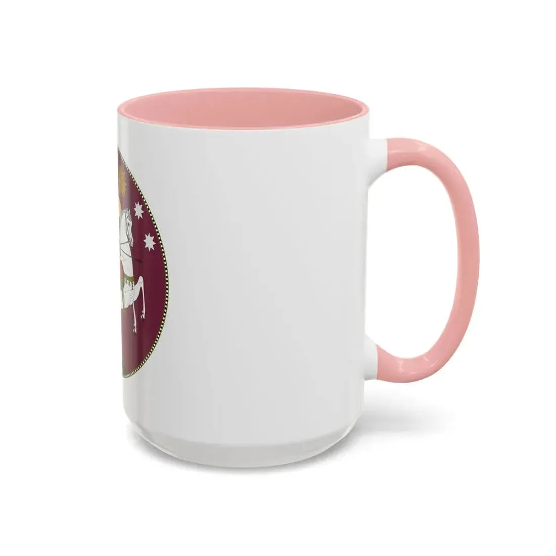 Coat of Arms of Democratic Republic of Georgia - Accent Coffee Mug - Go Mug Yourself