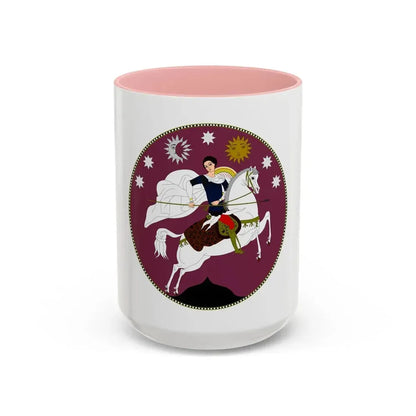 Coat of Arms of Democratic Republic of Georgia - Accent Coffee Mug - Go Mug Yourself