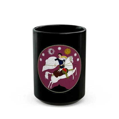 Coat of Arms of Democratic Republic of Georgia - Black Coffee Mug 15oz - Go Mug Yourself