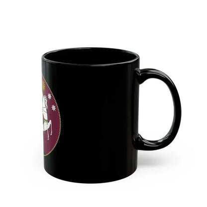 Coat of Arms of Democratic Republic of Georgia - Black Coffee Mug - Go Mug Yourself