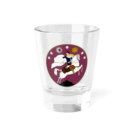 Coat of Arms of Democratic Republic of Georgia - Shot Glass 1.5oz 1.5oz - Go Mug Yourself