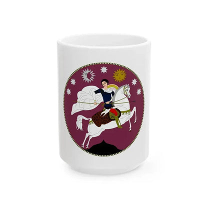 Coat of Arms of Democratic Republic of Georgia - White Coffee Mug 15oz - Go Mug Yourself