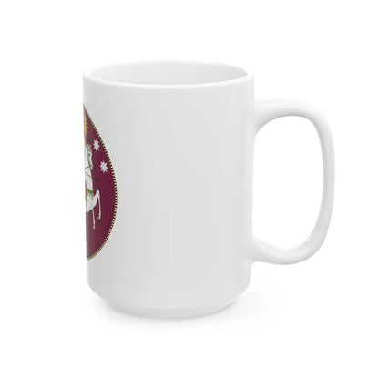 Coat of Arms of Democratic Republic of Georgia - White Coffee Mug-Go Mug Yourself