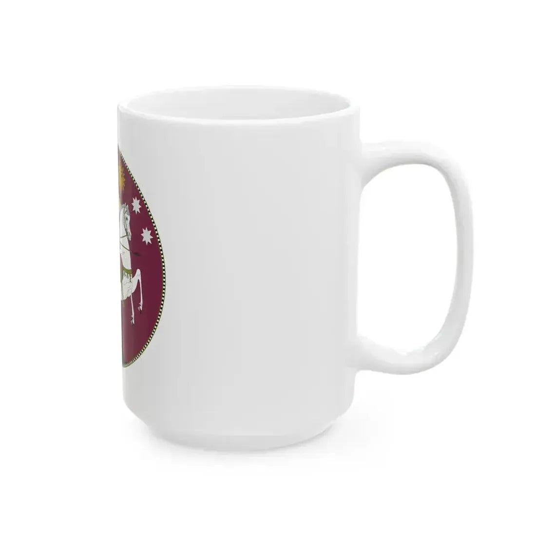 Coat of Arms of Democratic Republic of Georgia - White Coffee Mug - Go Mug Yourself