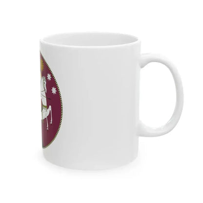 Coat of Arms of Democratic Republic of Georgia - White Coffee Mug - Go Mug Yourself