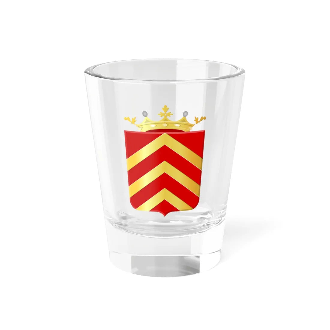 Coat of arms of Den Helder (Netherlands) (Coat of Arms) Shot Glass 1.5oz 1.5oz - Go Mug Yourself