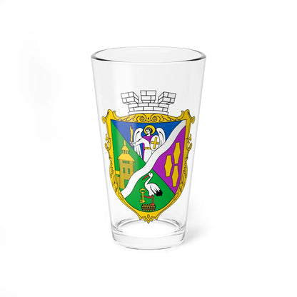 Coat of Arms of Desna Raion UHT (Ukraine) (Coat of Arms) Pint Glass 16oz 16oz - Go Mug Yourself
