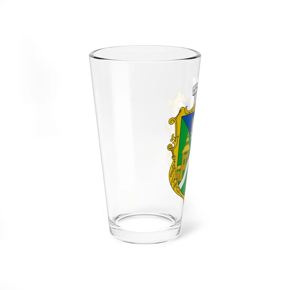 Coat of Arms of Desna Raion UHT (Ukraine) (Coat of Arms) Pint Glass 16oz - Go Mug Yourself