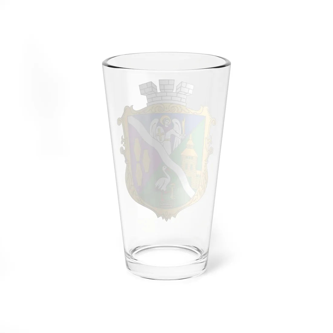 Coat of Arms of Desna Raion UHT (Ukraine) (Coat of Arms) Pint Glass 16oz - Go Mug Yourself