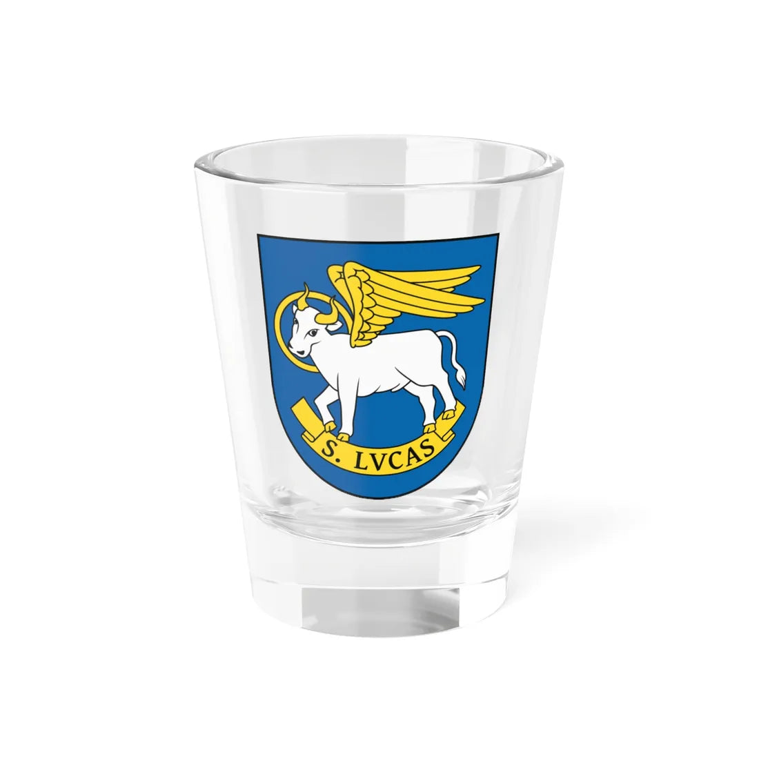 Coat of Arms of Devín (Slovakia) (Coat of Arms) Shot Glass 1.5oz 1.5oz - Go Mug Yourself