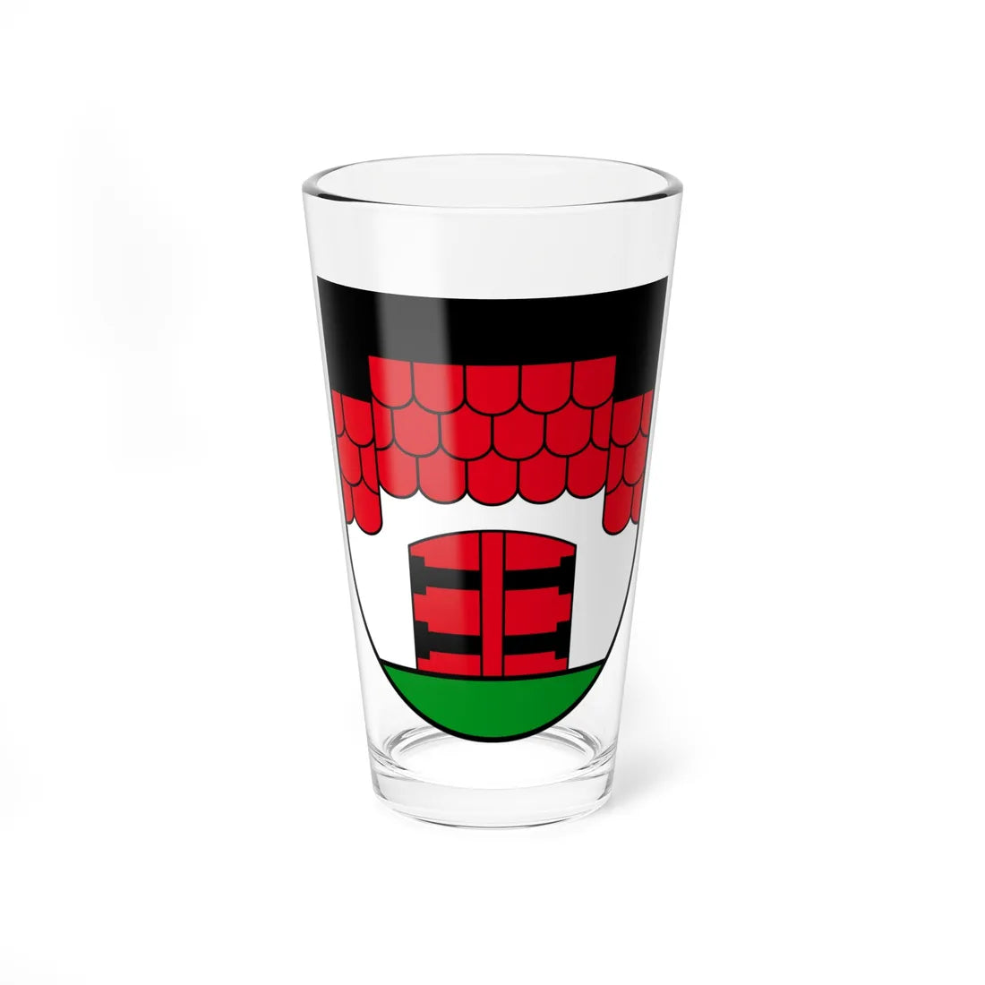 Coat of arms of Diepflingen (Switzerland) (Coat of Arms) Pint Glass 16oz 16oz - Go Mug Yourself