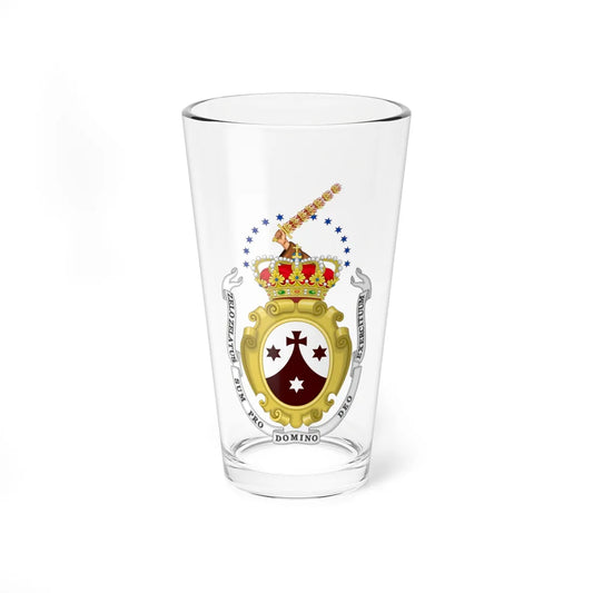 Coat of Arms of Discalced Carmelites Order (Spain) (Coat of Arms) Pint Glass 16oz 16oz - Go Mug Yourself