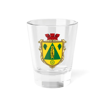 Coat of Arms of Dmytrivka Kropyvnytskyi Raion (Ukraine) (Coat of Arms) Shot Glass 1.5oz 1.5oz - Go Mug Yourself