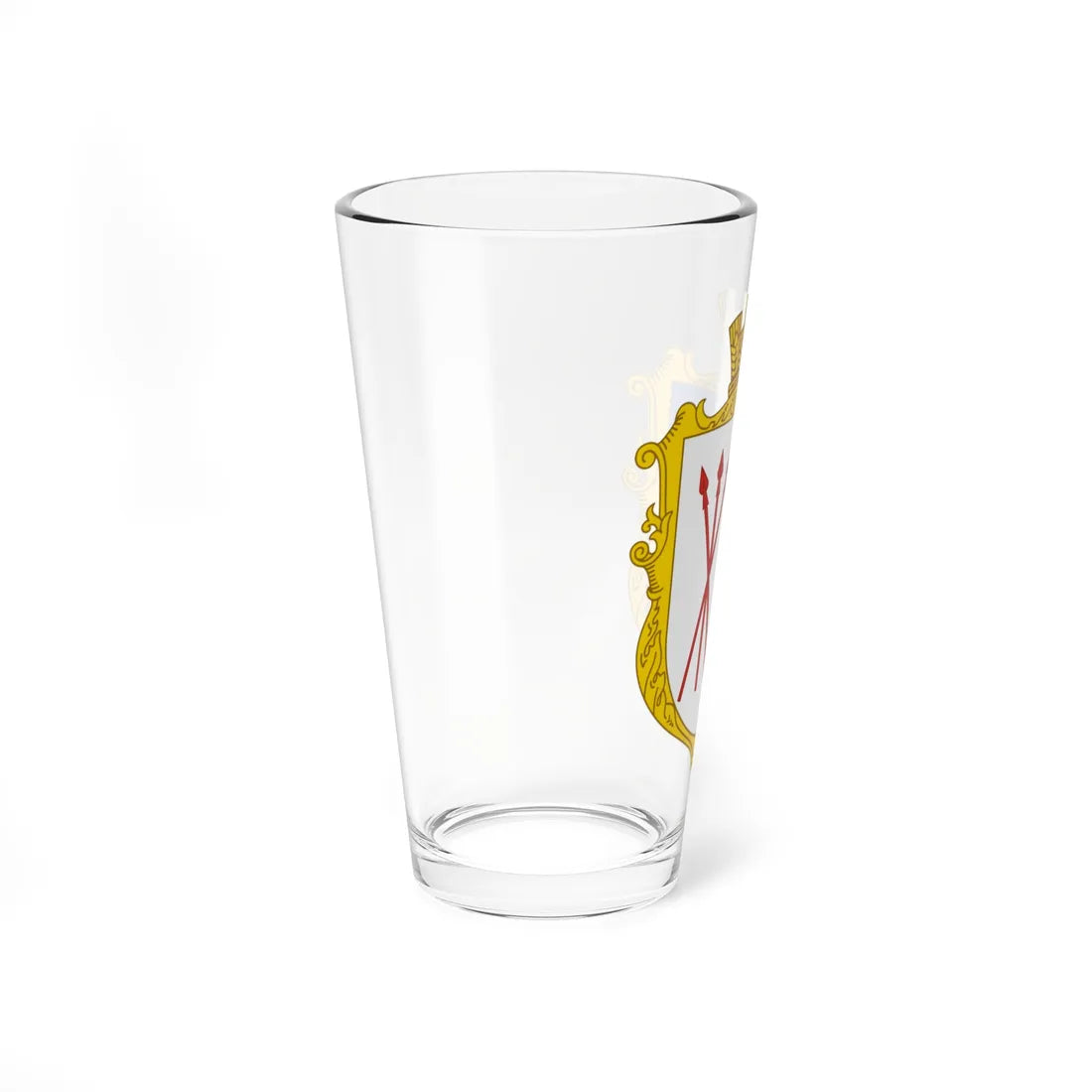 Coat of Arms of Dmytrovychi (Ukraine) (Coat of Arms) Pint Glass 16oz - Go Mug Yourself