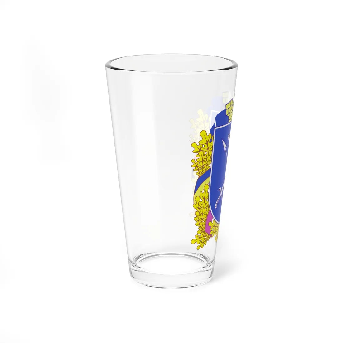 Coat of arms of Dnipro (Ukraine) (Coat of Arms) Pint Glass 16oz - Go Mug Yourself