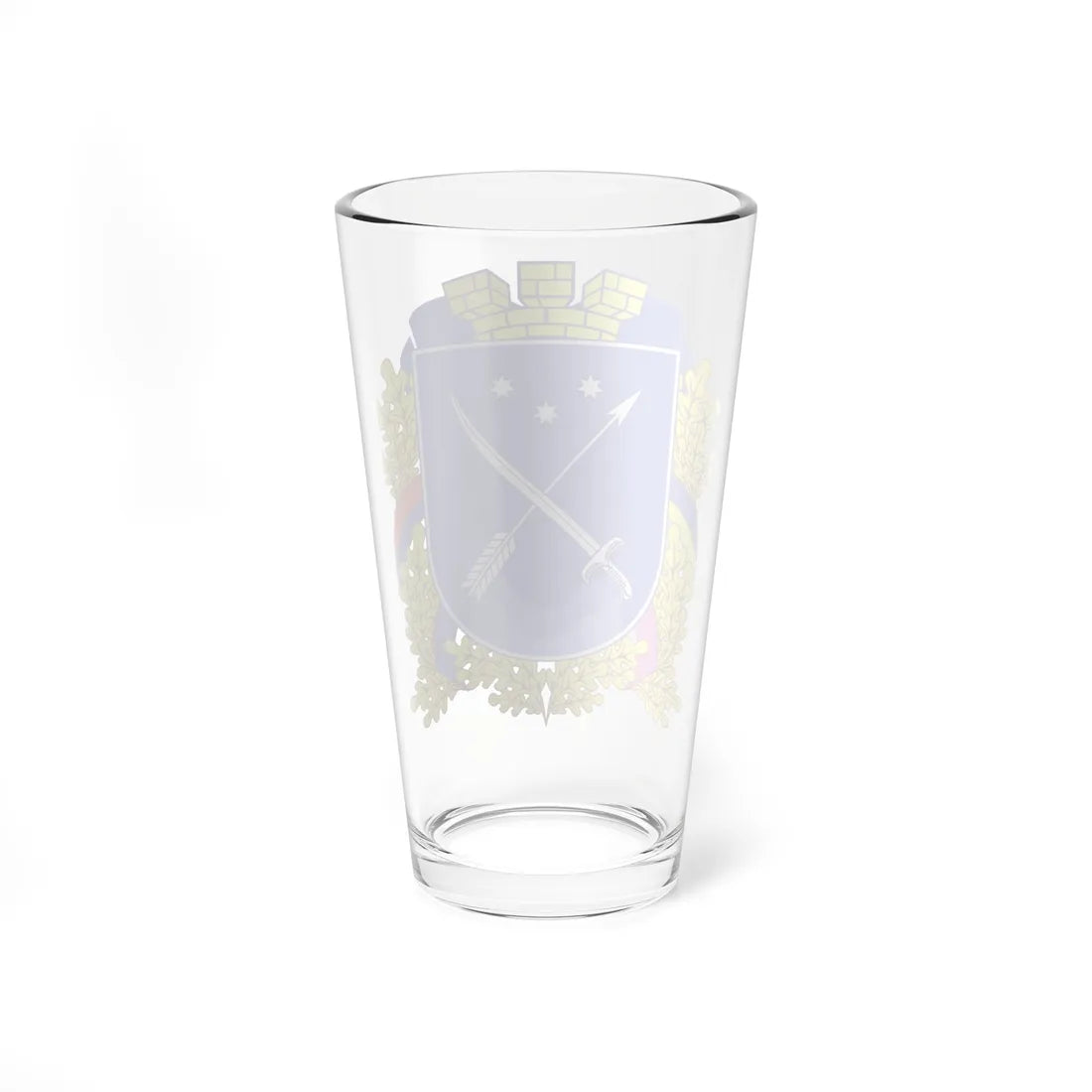 Coat of arms of Dnipro (Ukraine) (Coat of Arms) Pint Glass 16oz - Go Mug Yourself