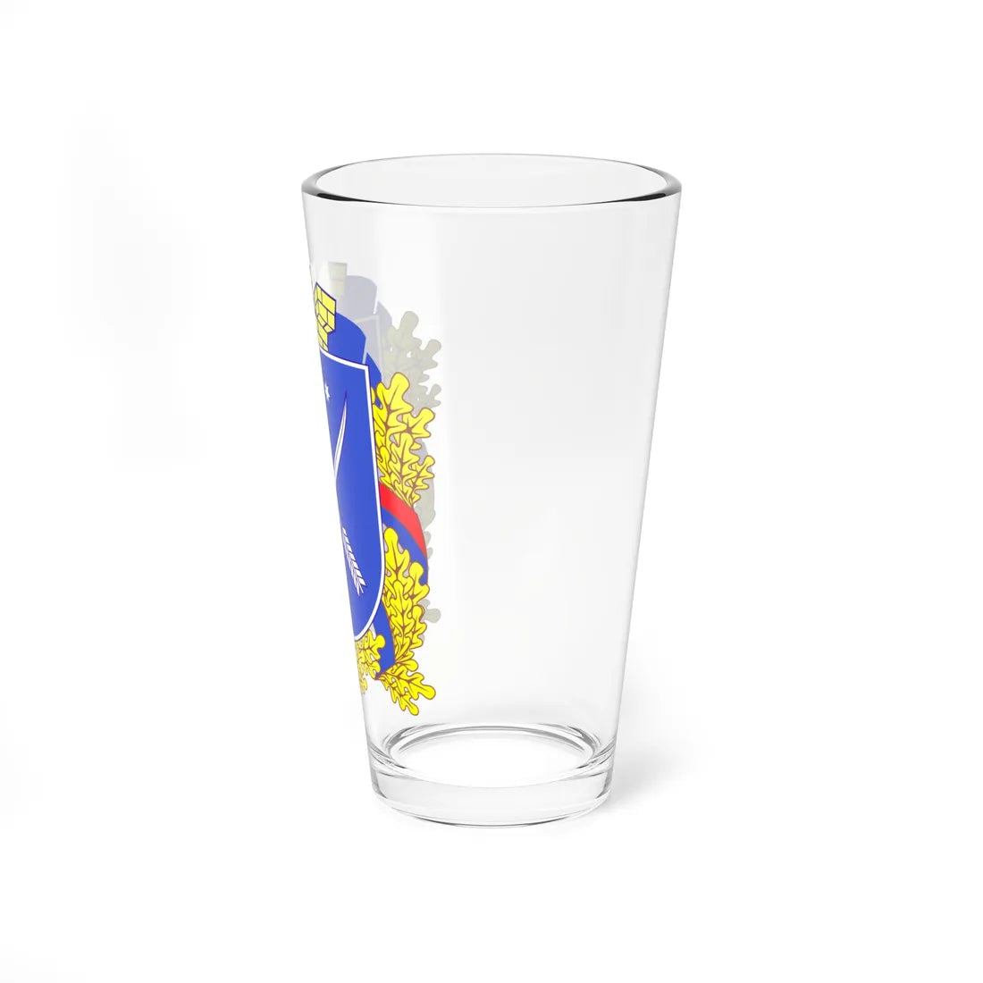 Coat of arms of Dnipro (Ukraine) (Coat of Arms) Pint Glass 16oz - Go Mug Yourself