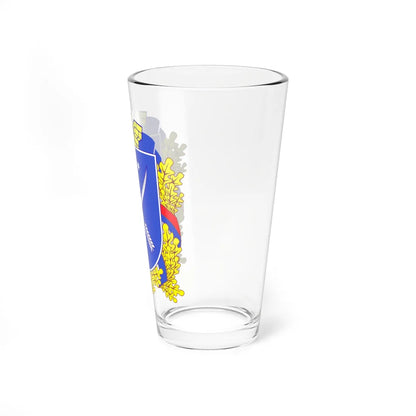 Coat of arms of Dnipro (Ukraine) (Coat of Arms) Pint Glass 16oz - Go Mug Yourself
