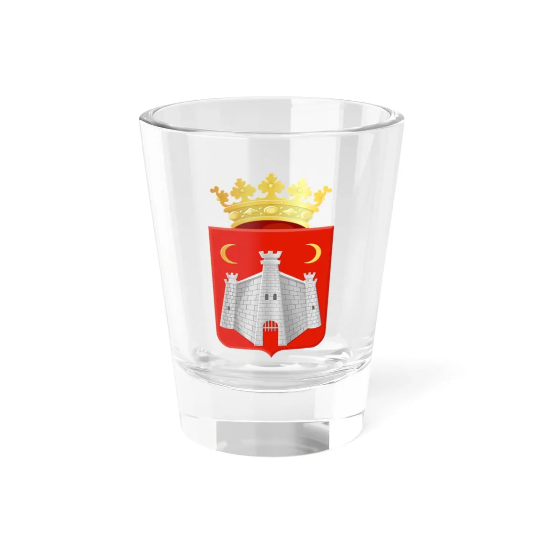 Coat of arms of Doesburg (Netherlands) (Coat of Arms) Shot Glass 1.5oz 1.5oz - Go Mug Yourself