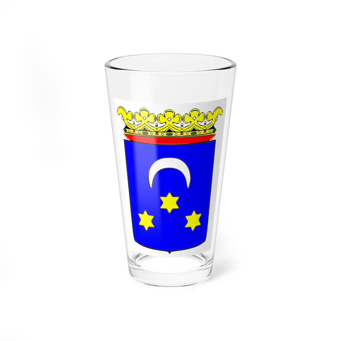 Coat of arms of Dokkum (Netherlands) (Coat of Arms) Pint Glass 16oz 16oz - Go Mug Yourself