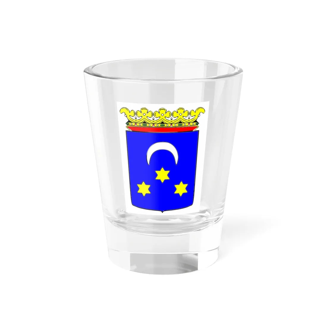 Coat of arms of Dokkum (Netherlands) (Coat of Arms) Shot Glass 1.5oz 1.5oz - Go Mug Yourself