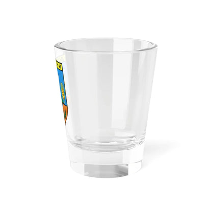 Coat of arms of Dolneni Municipality (North Macedonia) (Coat of Arms) Shot Glass 1.5oz - Go Mug Yourself
