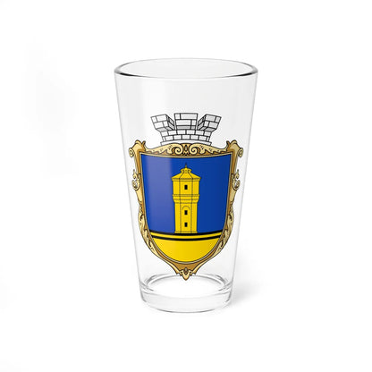 Coat of arms of Dolynska (Ukraine) (Coat of Arms) Pint Glass 16oz 16oz - Go Mug Yourself