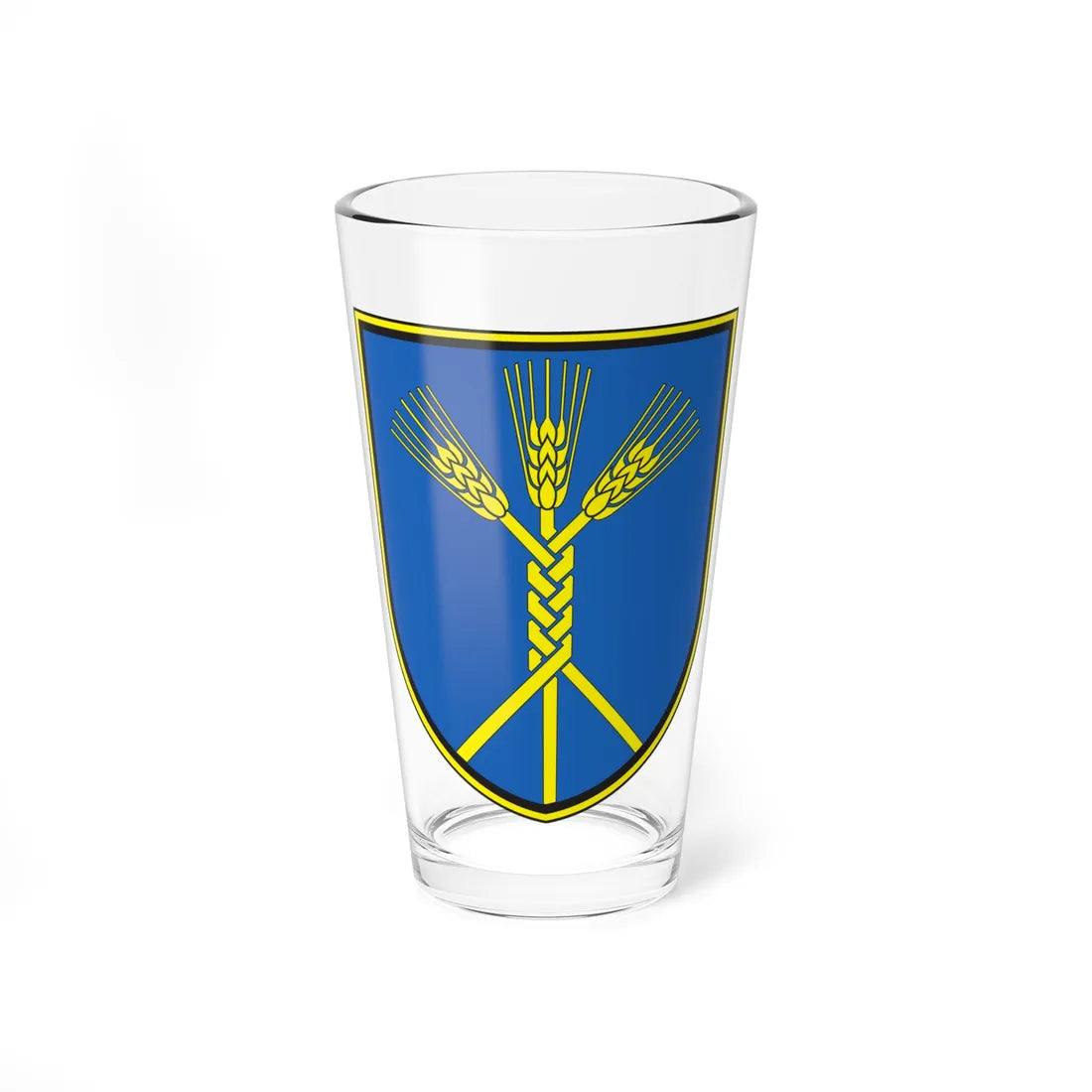 Coat of arms of Domžale (Slovenia) (Coat of Arms) Pint Glass 16oz 16oz - Go Mug Yourself
