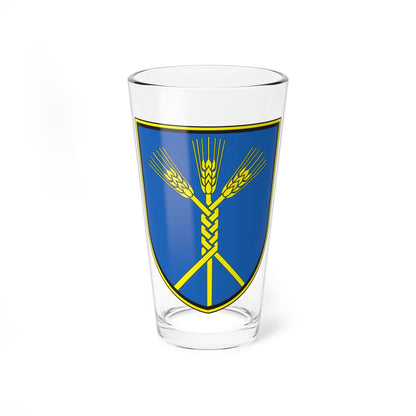 Coat of arms of Domžale (Slovenia) (Coat of Arms) Pint Glass 16oz 16oz - Go Mug Yourself