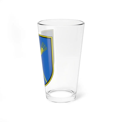 Coat of arms of Domžale (Slovenia) (Coat of Arms) Pint Glass 16oz - Go Mug Yourself