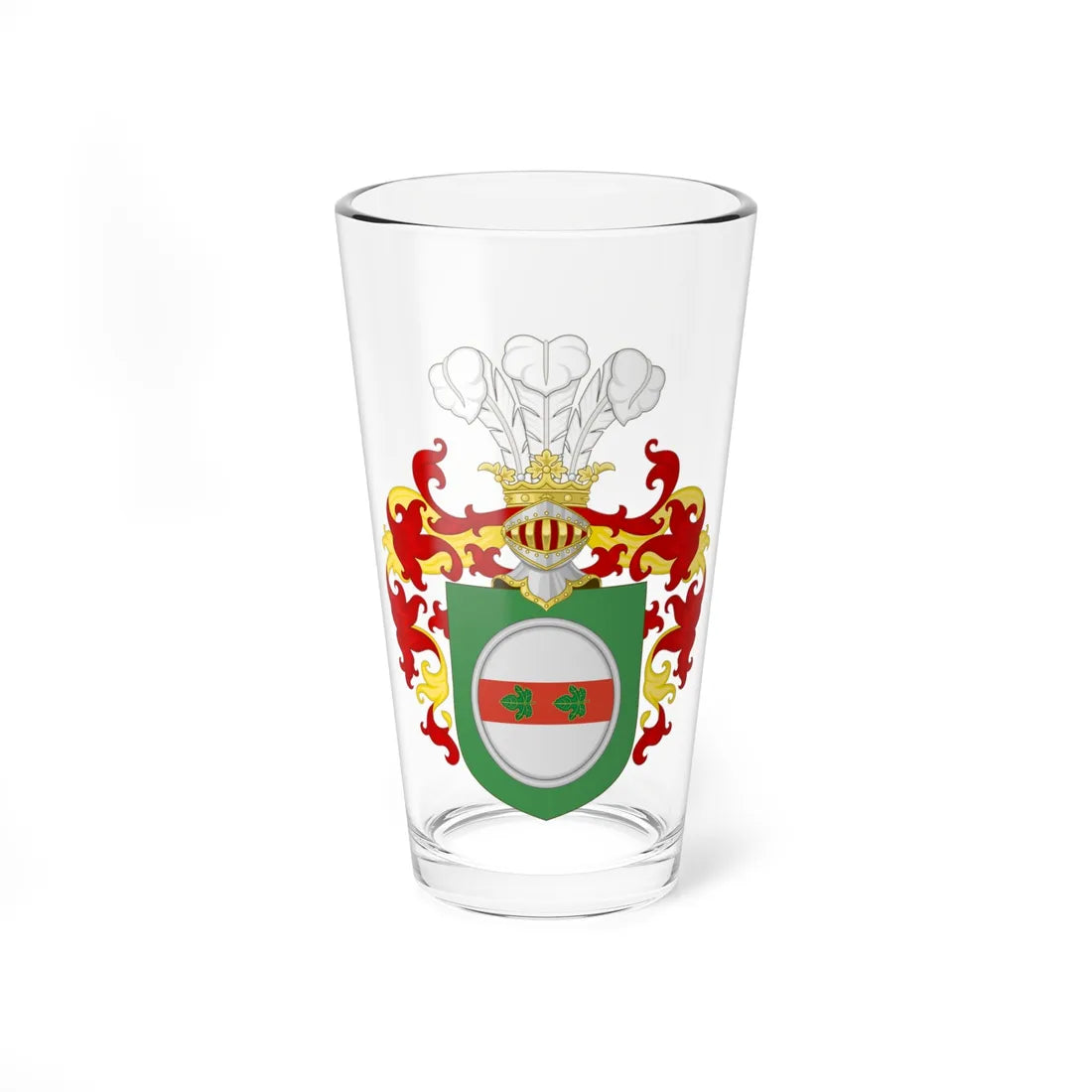 Coat of Arms of Domeyko Family (Poland) (Coat of Arms) Pint Glass 16oz 16oz - Go Mug Yourself