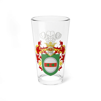 Coat of Arms of Domeyko Family (Poland) (Coat of Arms) Pint Glass 16oz 16oz - Go Mug Yourself